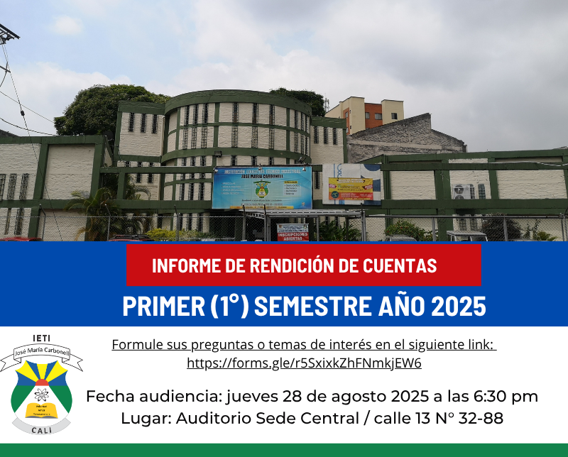 Invitación rendición cuentas 2025-1